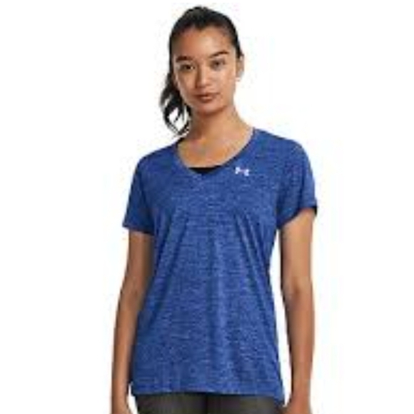 Under Armour Tops - Under Armour Women's Blue Heather Short Sleeve Top